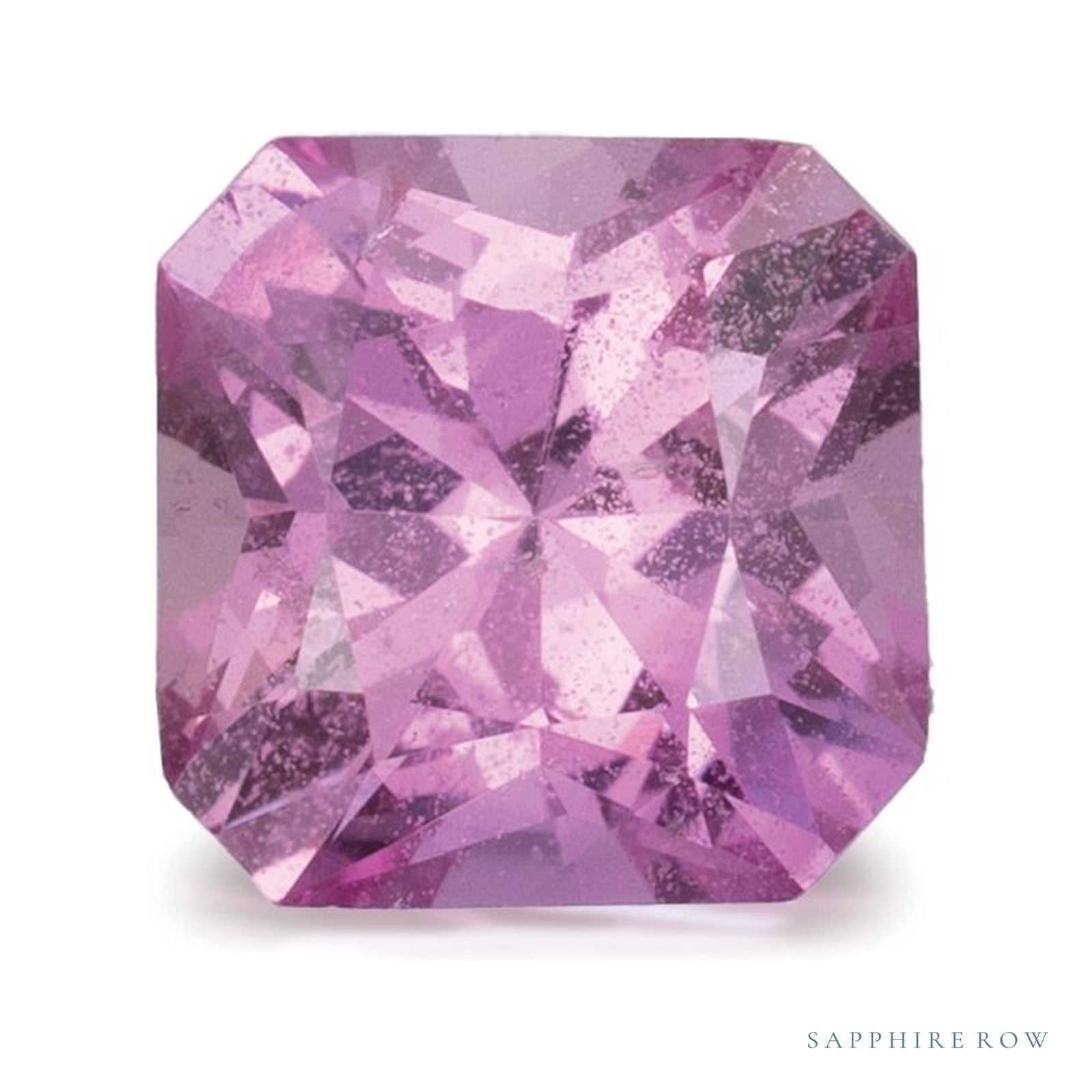 1.16 ct natural pink sapphire from Madagascar, radiant cut | Sapphire Row · cut4