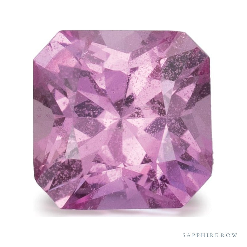 1.16 ct natural pink sapphire from Madagascar, radiant cut | Sapphire Row · cut7