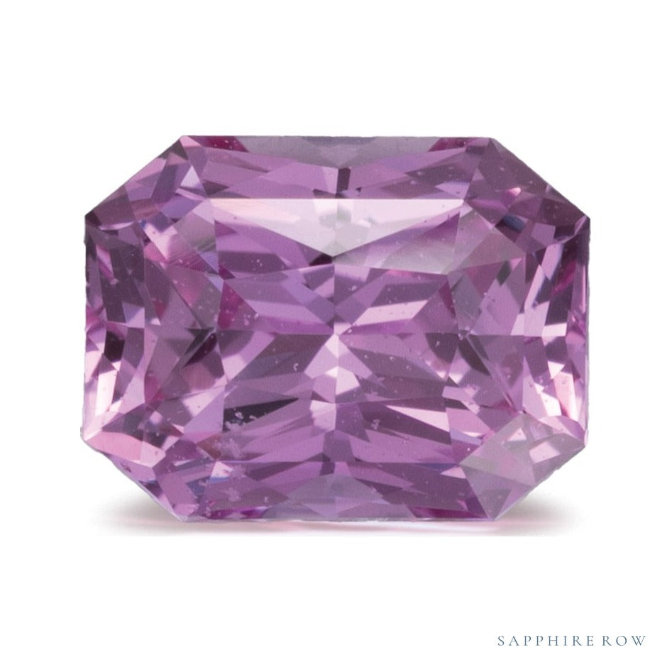 1.16 ct natural pink sapphire from Sri Lanka, radiant cut | Sapphire Row · cut7
