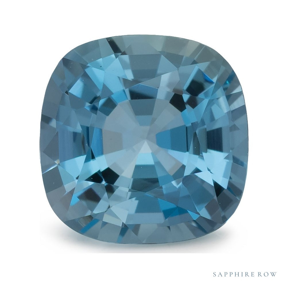 1.16 ct natural blue aquamarine from Madagascar, cushion cut | Sapphire Row · cut4 · cut5