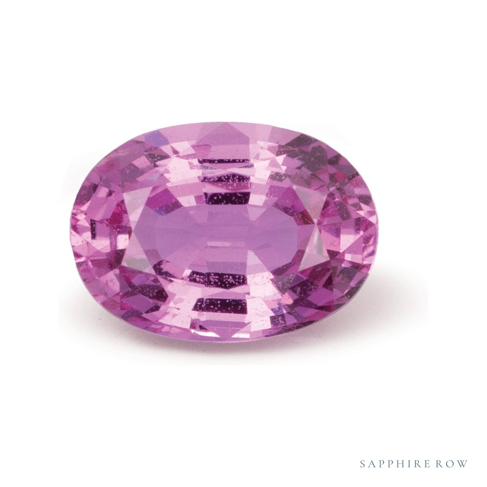 1.15 ct natural pink sapphire from Sri Lanka, oval cut | Sapphire Row · cut4