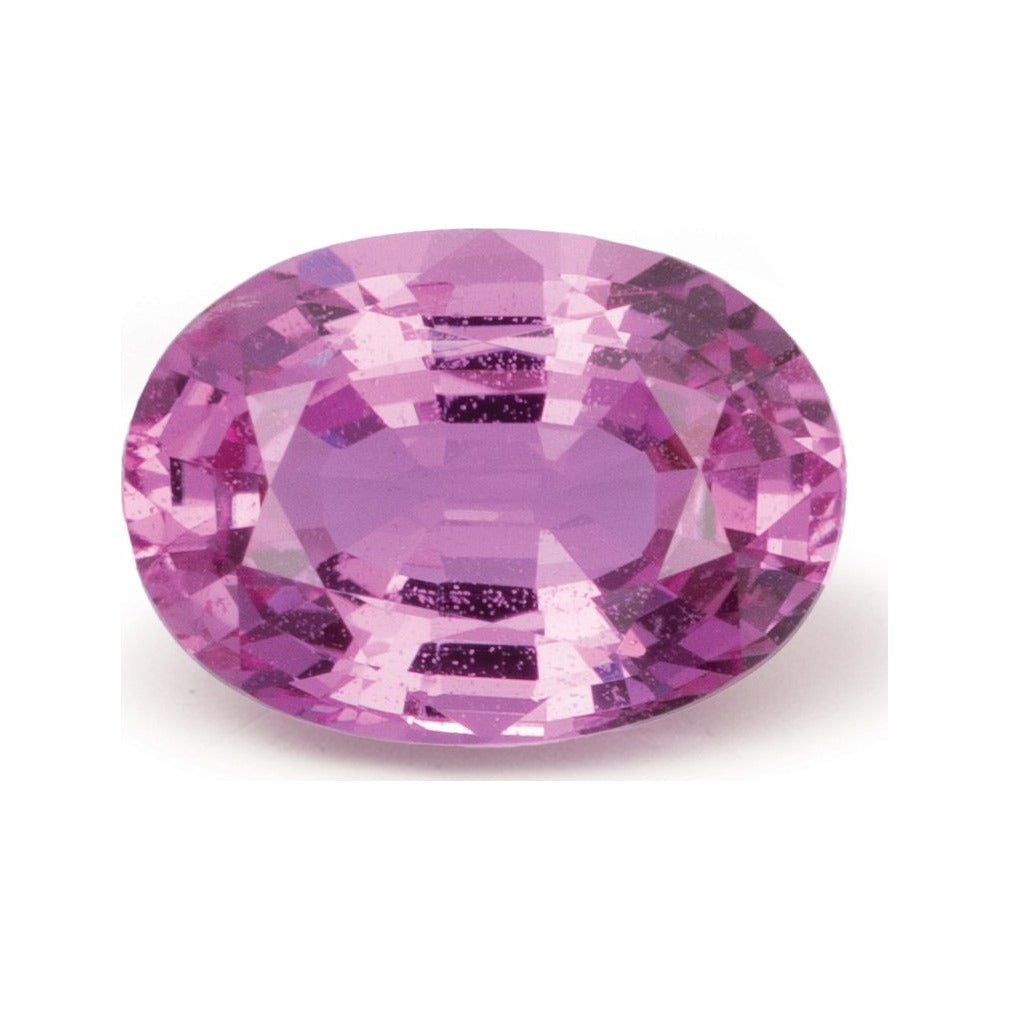 1.15 ct natural pink sapphire from Sri Lanka, oval cut | Sapphire Row · cut7