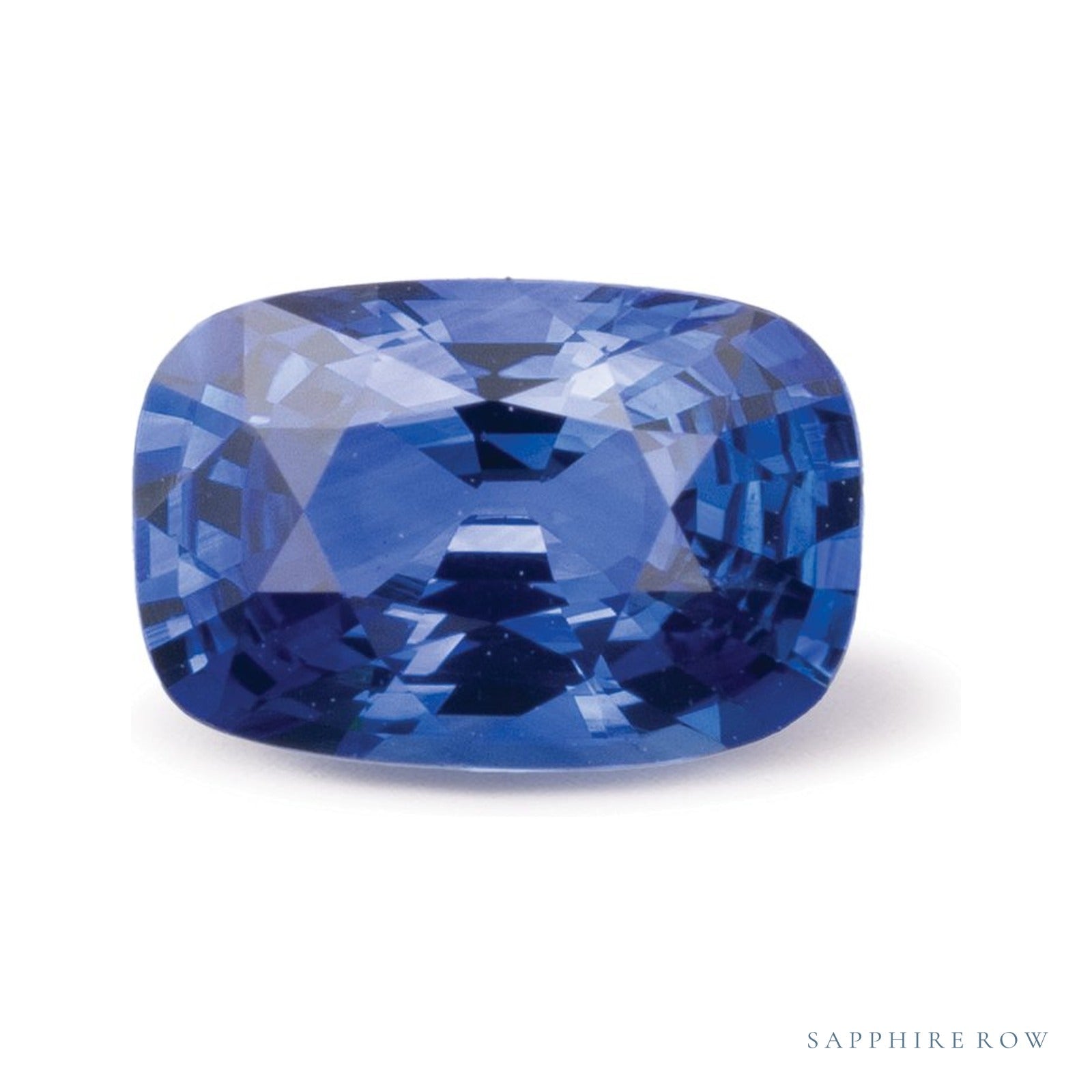 1.14 ct natural blue sapphire from Sri Lanka, antique cushion cut | Sapphire Row · cut4