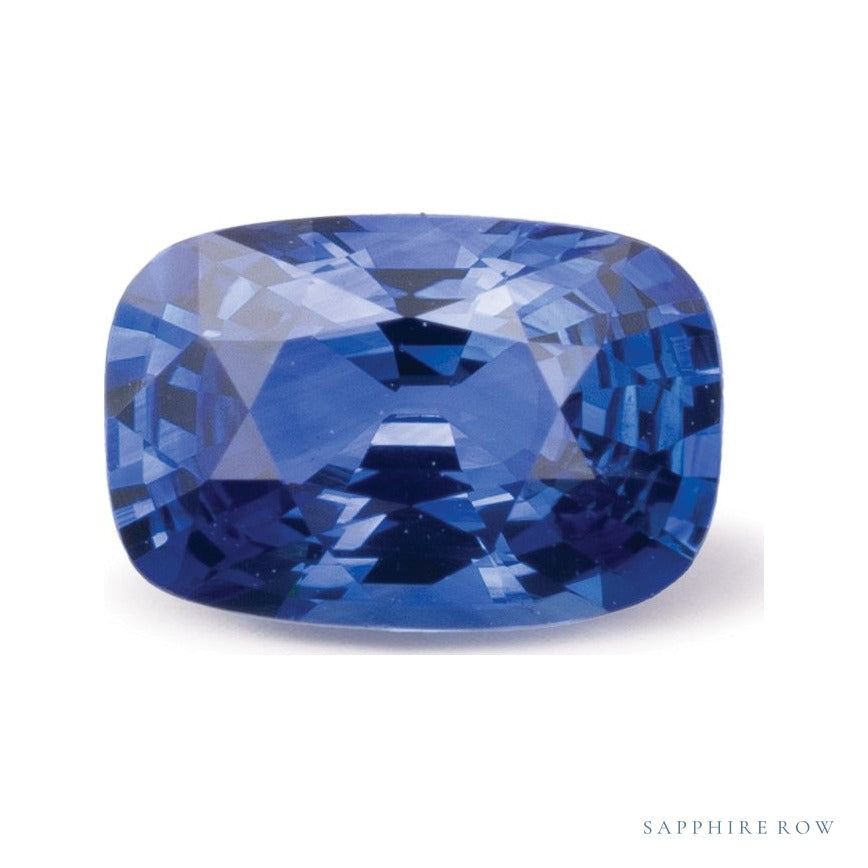 1.14 ct natural blue sapphire from Sri Lanka, antique cushion cut | Sapphire Row · cut7