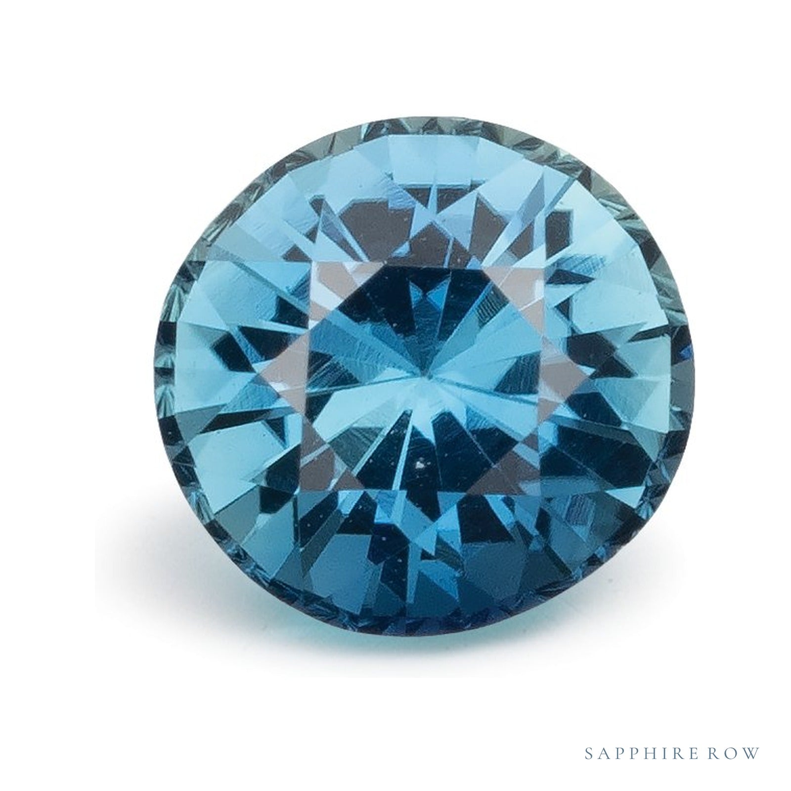 1.12 ct natural blue sapphire from Sri Lanka, round cut | Sapphire Row · cut4