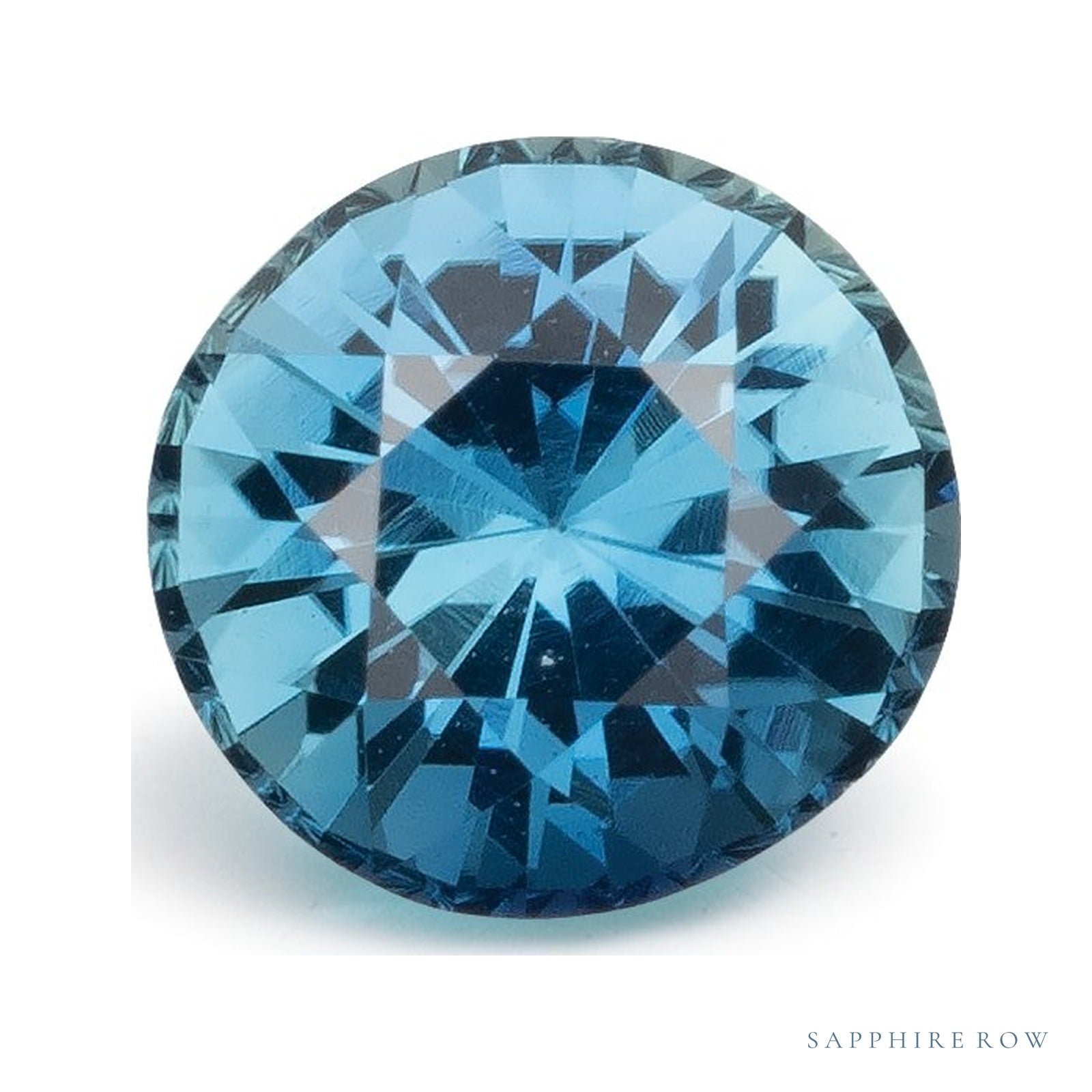 1.12 ct natural blue sapphire from Sri Lanka, round cut | Sapphire Row · cut4