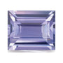 1.12 ct natural purple sapphire from Sri Lanka, straight baguette cut | Sapphire Row · cut7