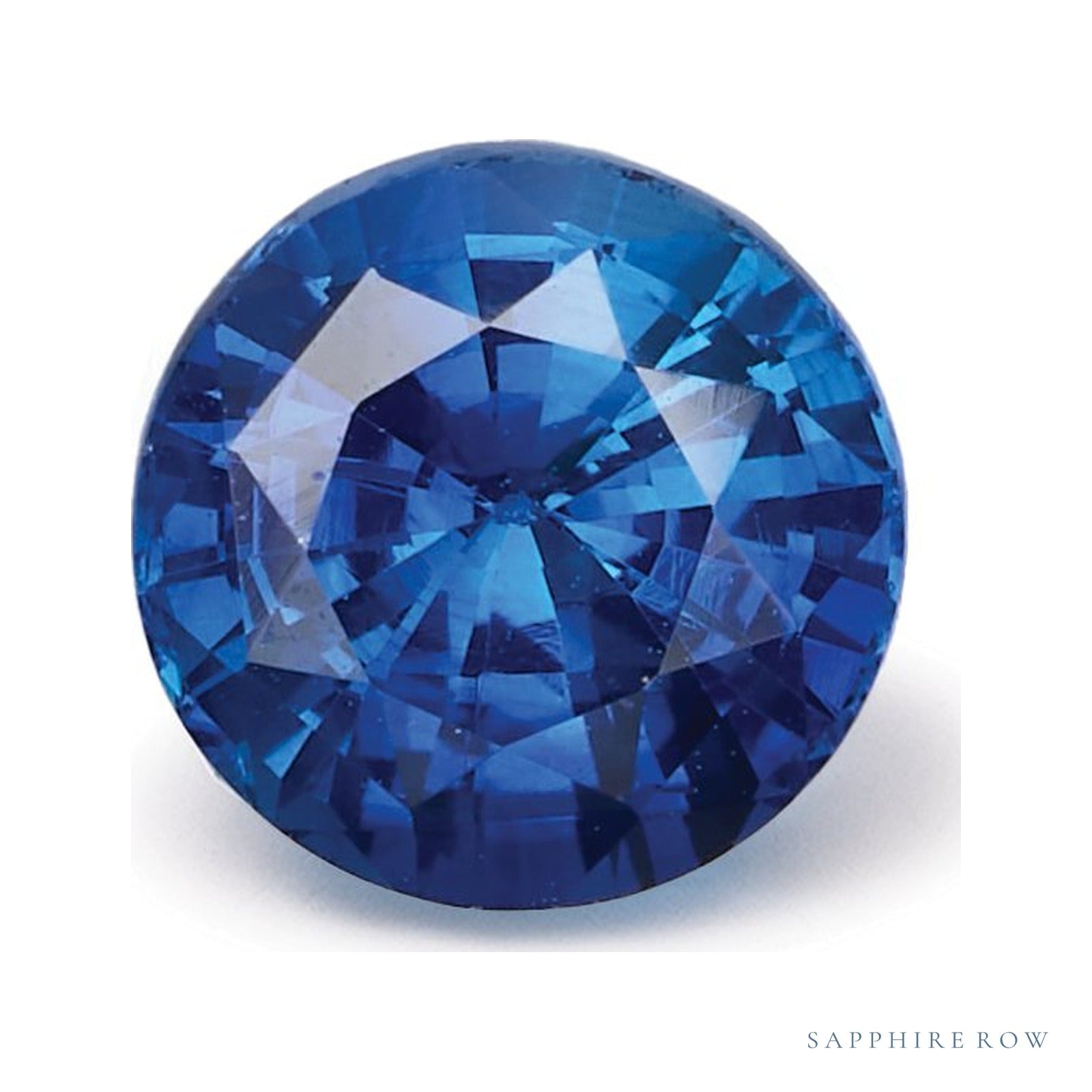 1.11 ct natural blue sapphire from Sri Lanka, round cut | Sapphire Row · cut4