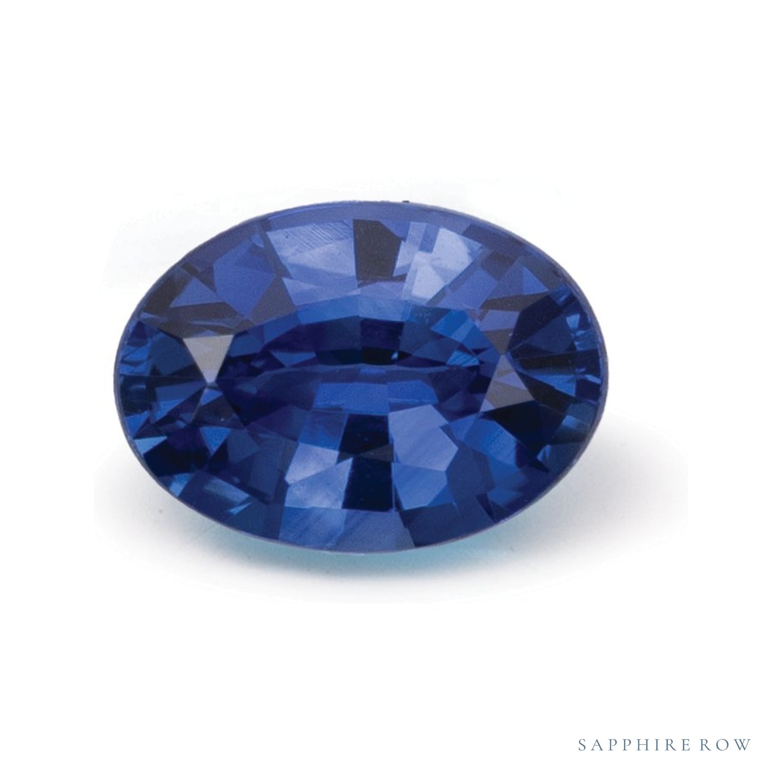 1.11 ct natural blue sapphire from Sri Lanka, oval cut | Sapphire Row · cut4