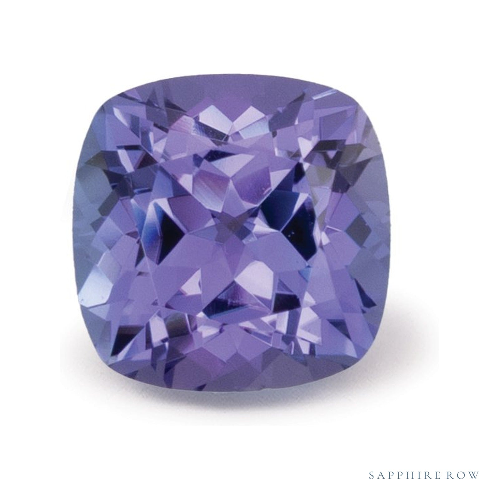 1.11 ct natural blue tanzanite from Tanzania, cushion cut | Sapphire Row · cut4