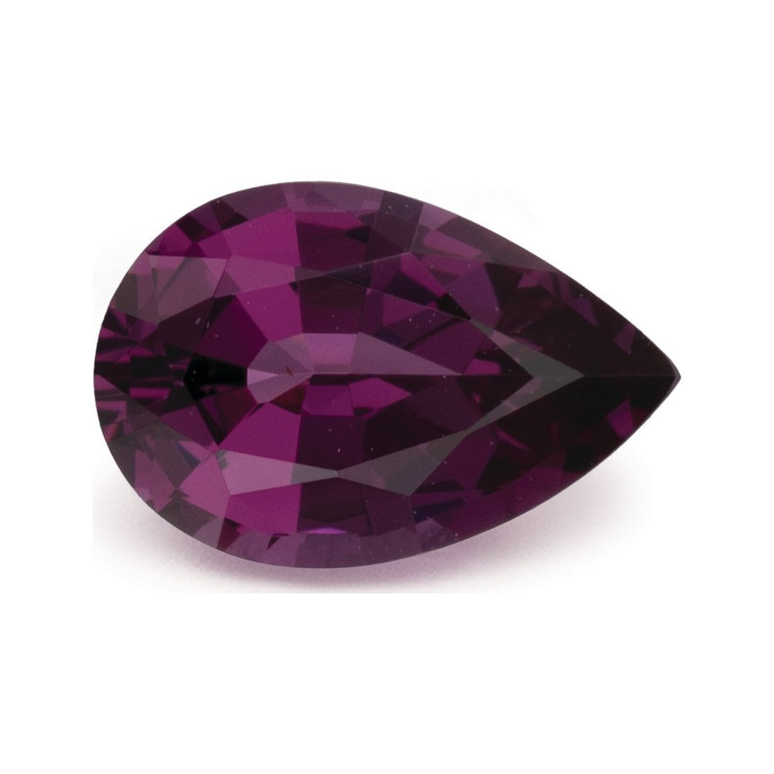 1.11 ct natural purple garnet from Mozambique, pear cut | Sapphire Row · cut7