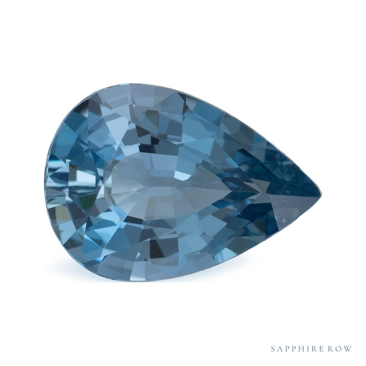 1.10 ct natural blue aquamarine from Madagascar, pear cut | Sapphire Row · cut4 · cut5