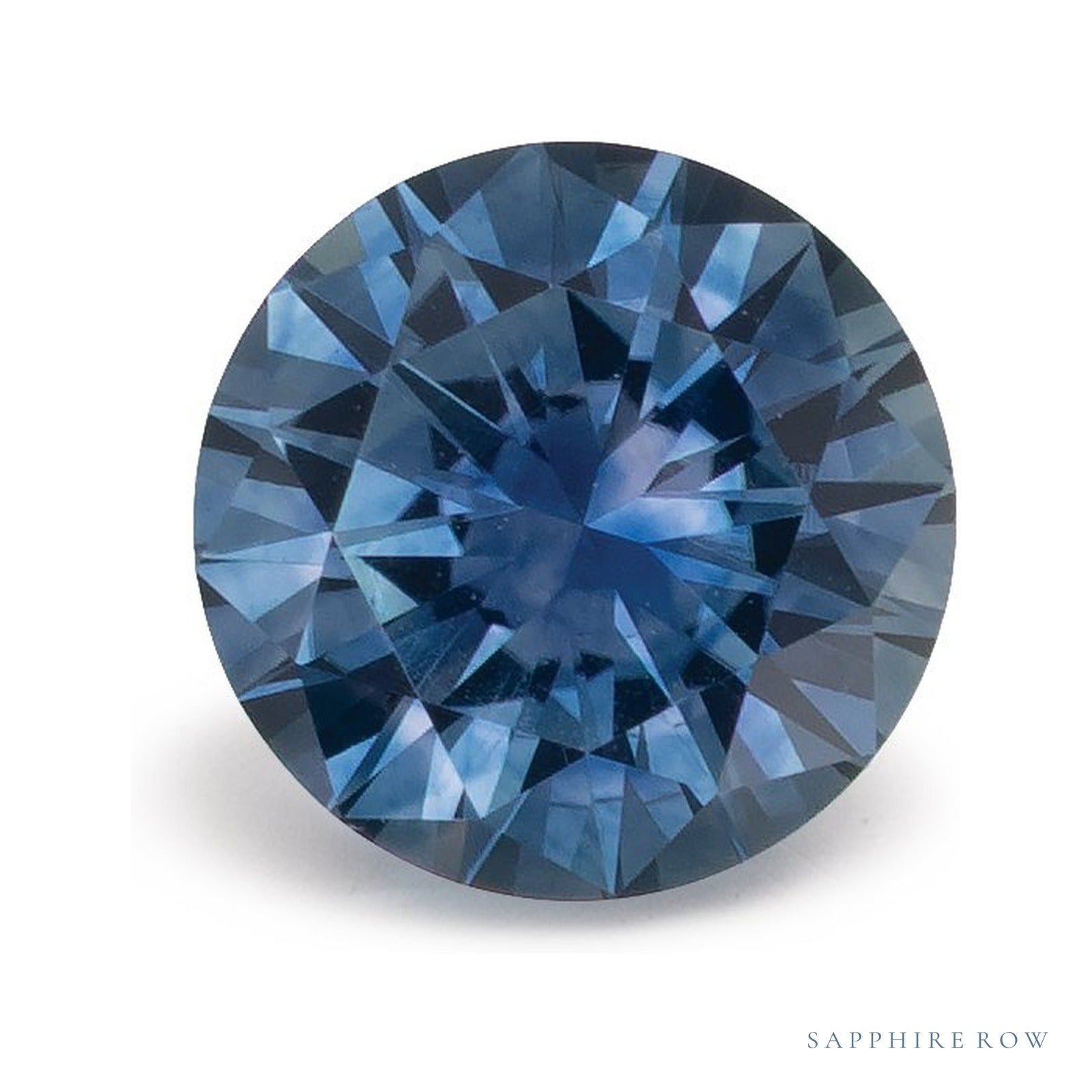 1.10 ct natural purple sapphire from United States, round cut | Sapphire Row · cut4