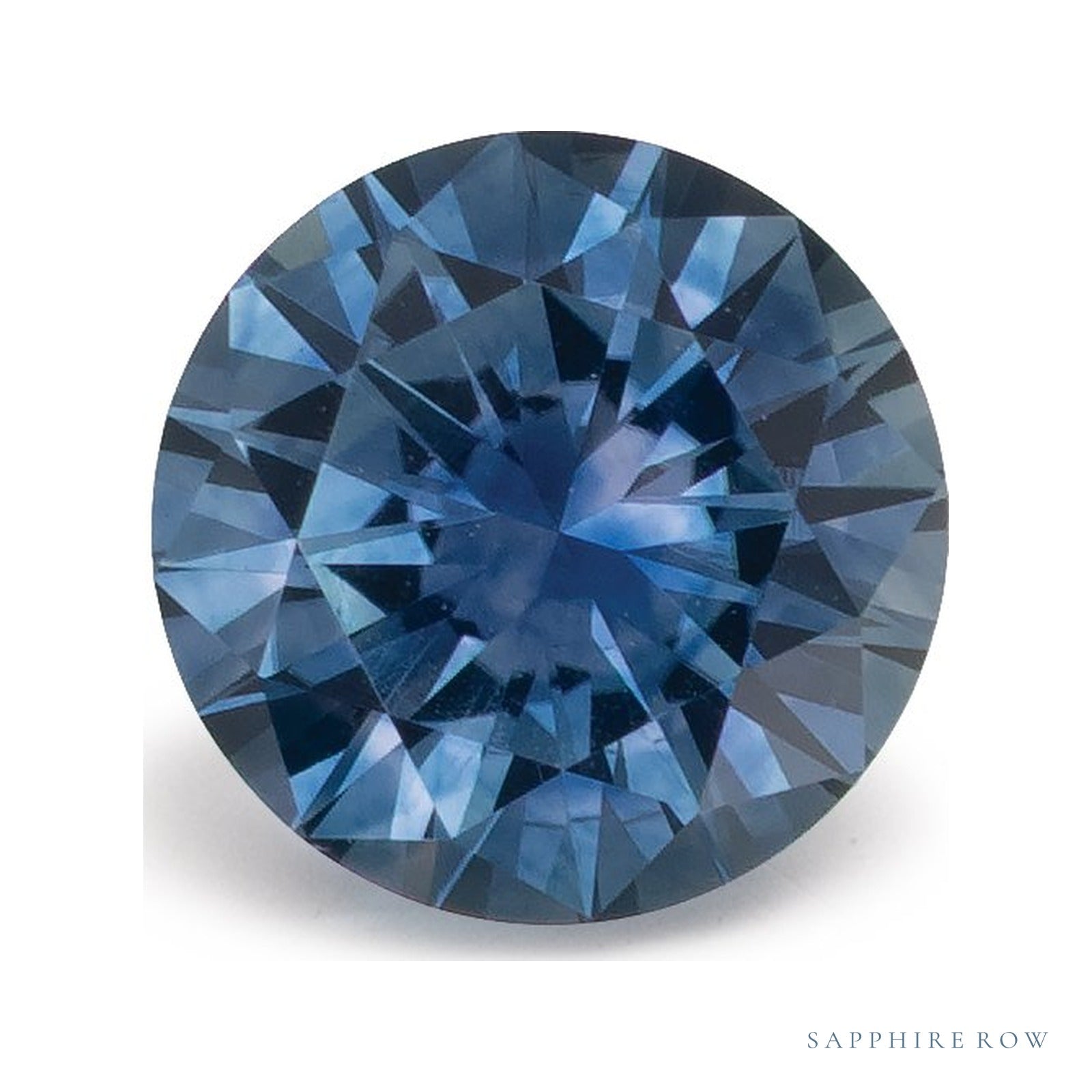 1.10 ct natural purple sapphire from United States, round cut | Sapphire Row · cut4