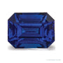 1.10 ct natural blue sapphire from Sri Lanka, emerald cut | Sapphire Row · cut7
