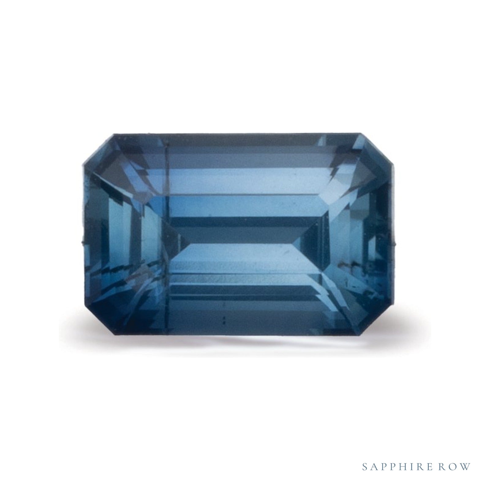 1.09 ct natural blue sapphire from Madagascar, emerald cut | Sapphire Row · cut4