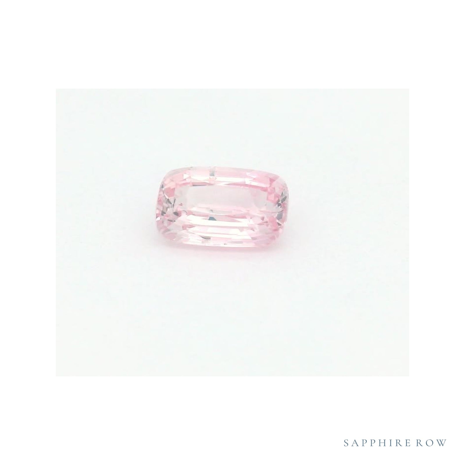 1.09 ct natural pink sapphire from Sri Lanka, antique cushion cut | Sapphire Row · cut4