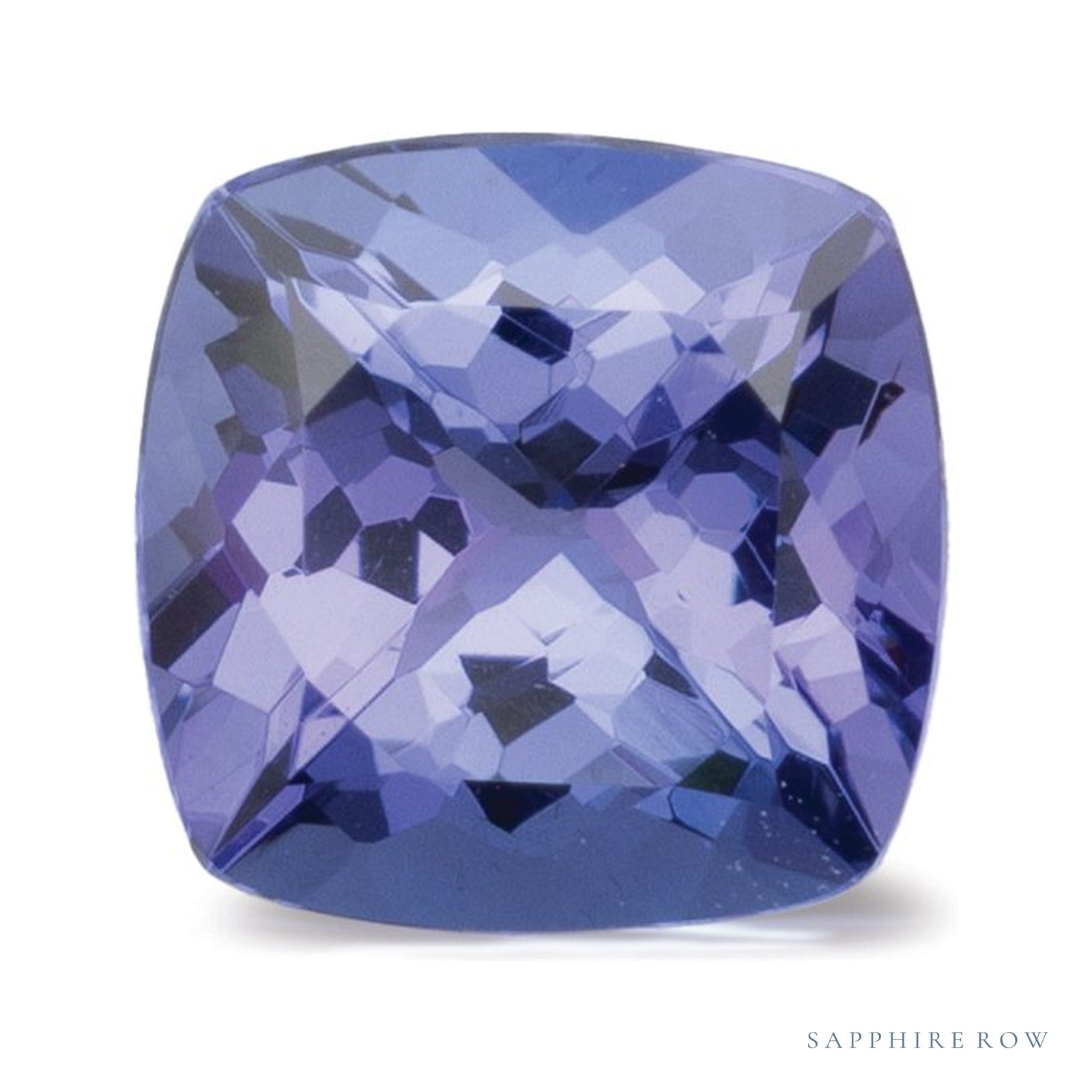 1.09 ct natural blue tanzanite from Tanzania, cushion cut | Sapphire Row · cut4