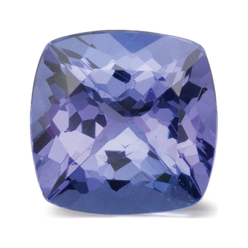 1.09 ct natural blue tanzanite from Tanzania, cushion cut | Sapphire Row · cut7