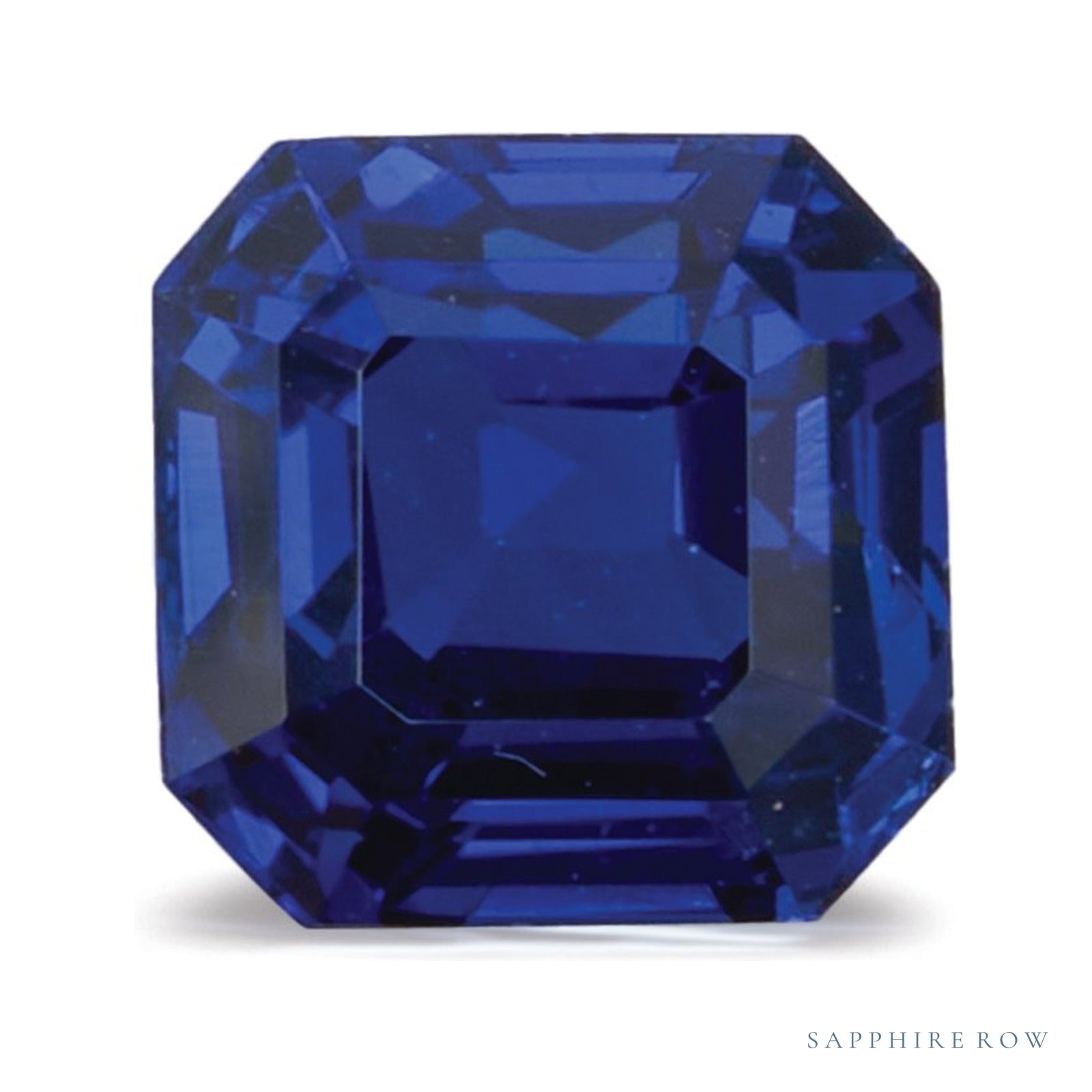 1.09 ct natural blue sapphire from Sri Lanka, asscher cut | Sapphire Row · cut4