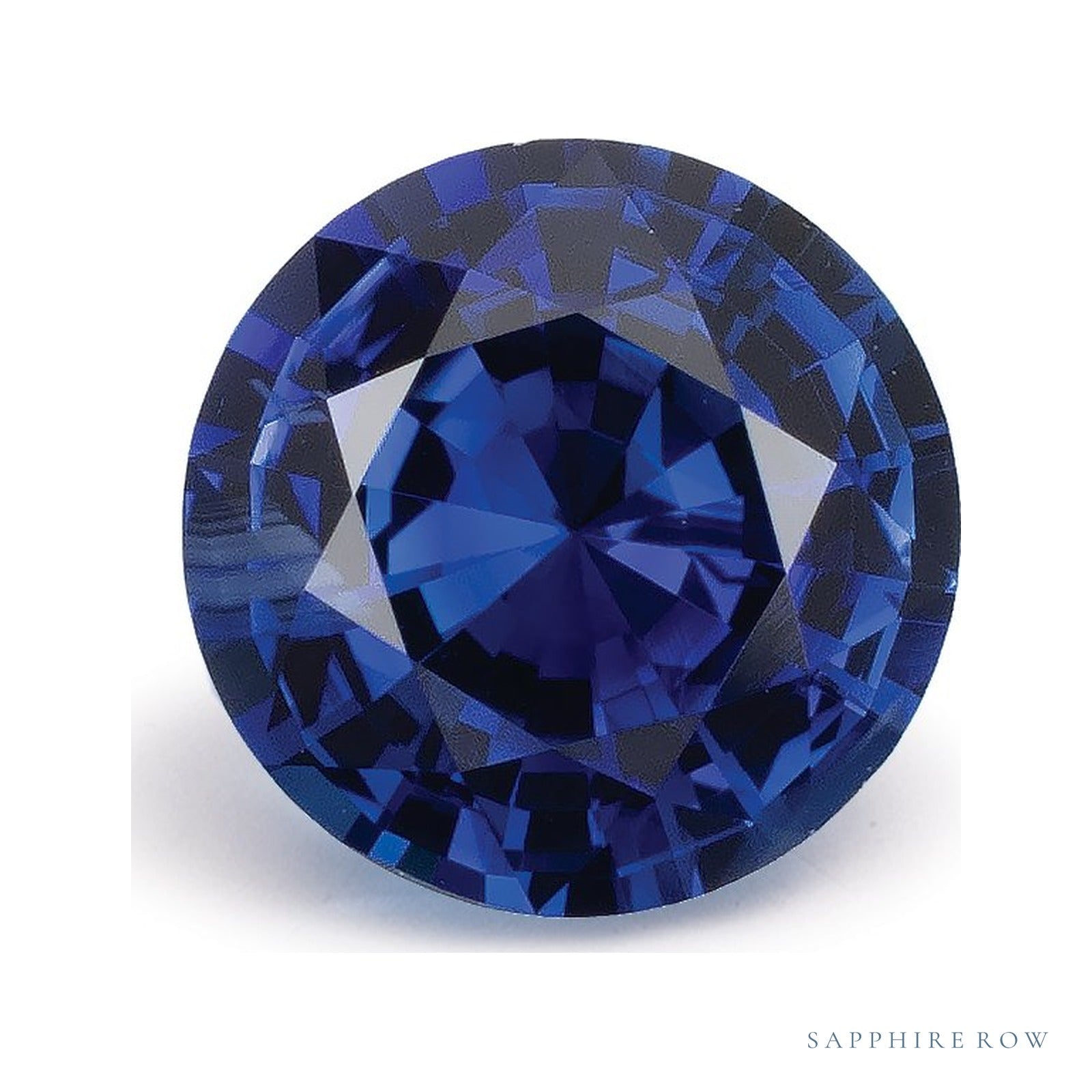 1.08 ct natural blue sapphire from Sri Lanka, round cut | Sapphire Row · cut4