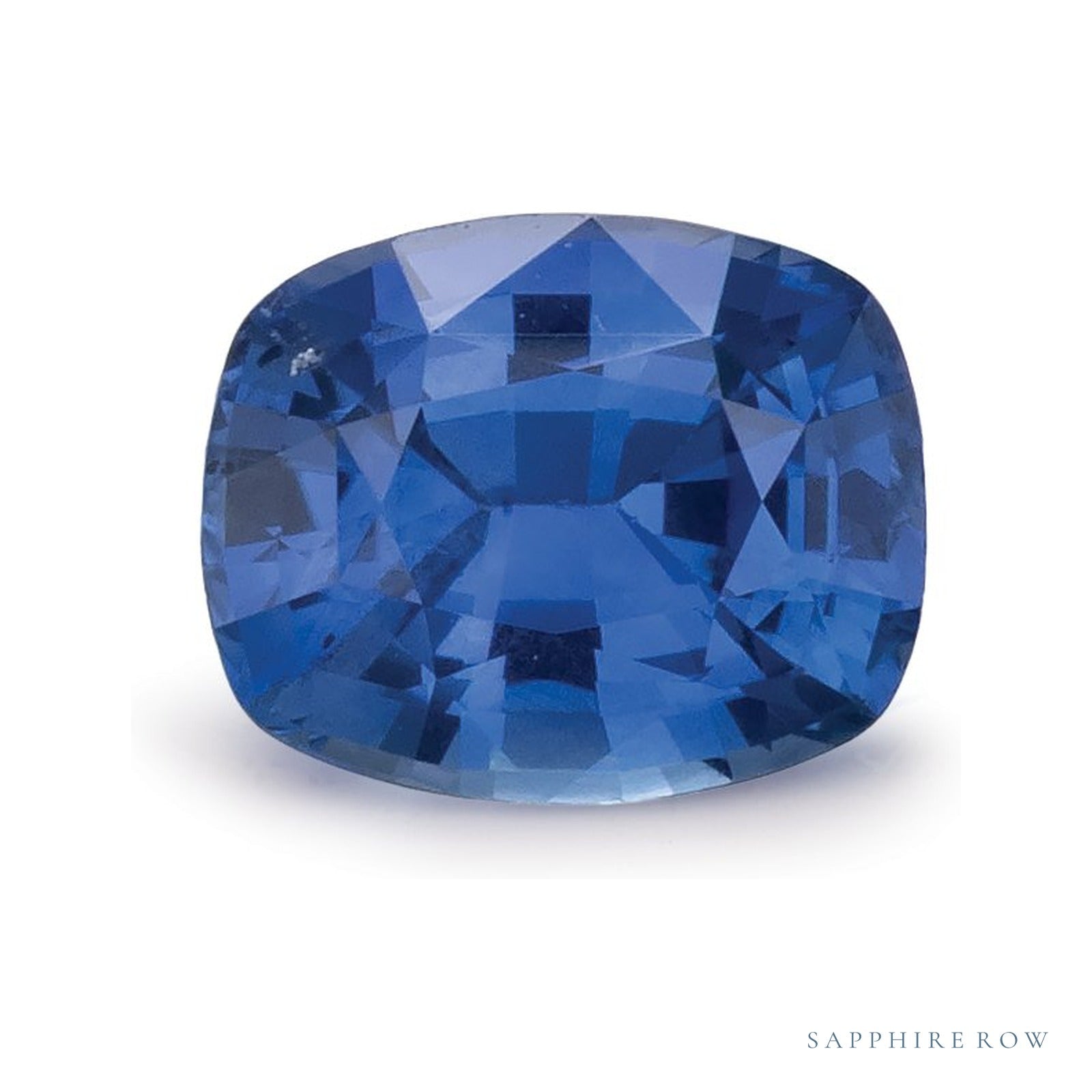 1.08 ct natural blue sapphire from Sri Lanka, antique cushion cut | Sapphire Row · cut4