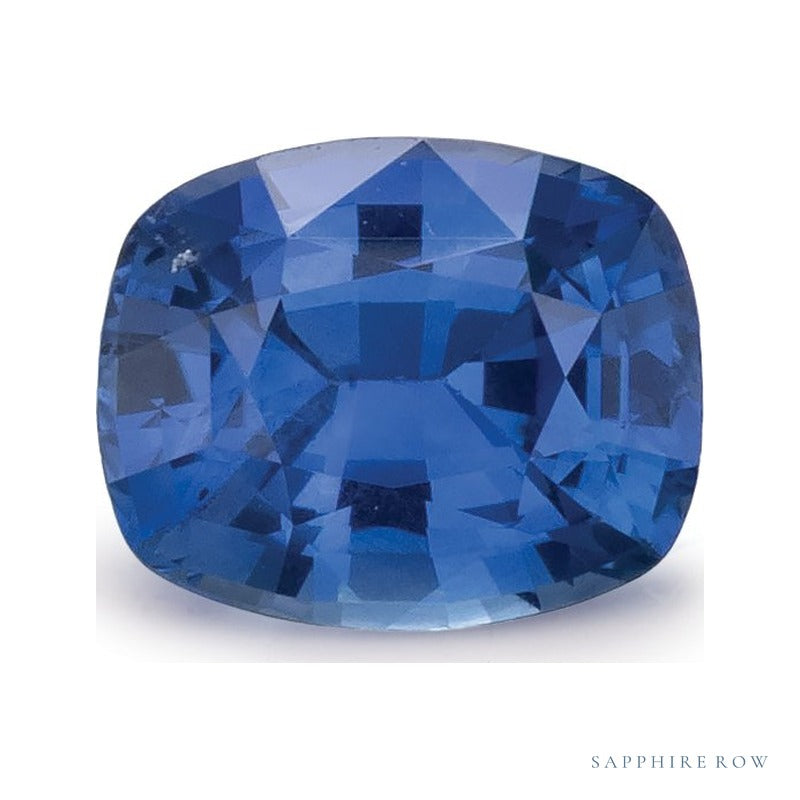 1.08 ct natural blue sapphire from Sri Lanka, antique cushion cut | Sapphire Row · cut7