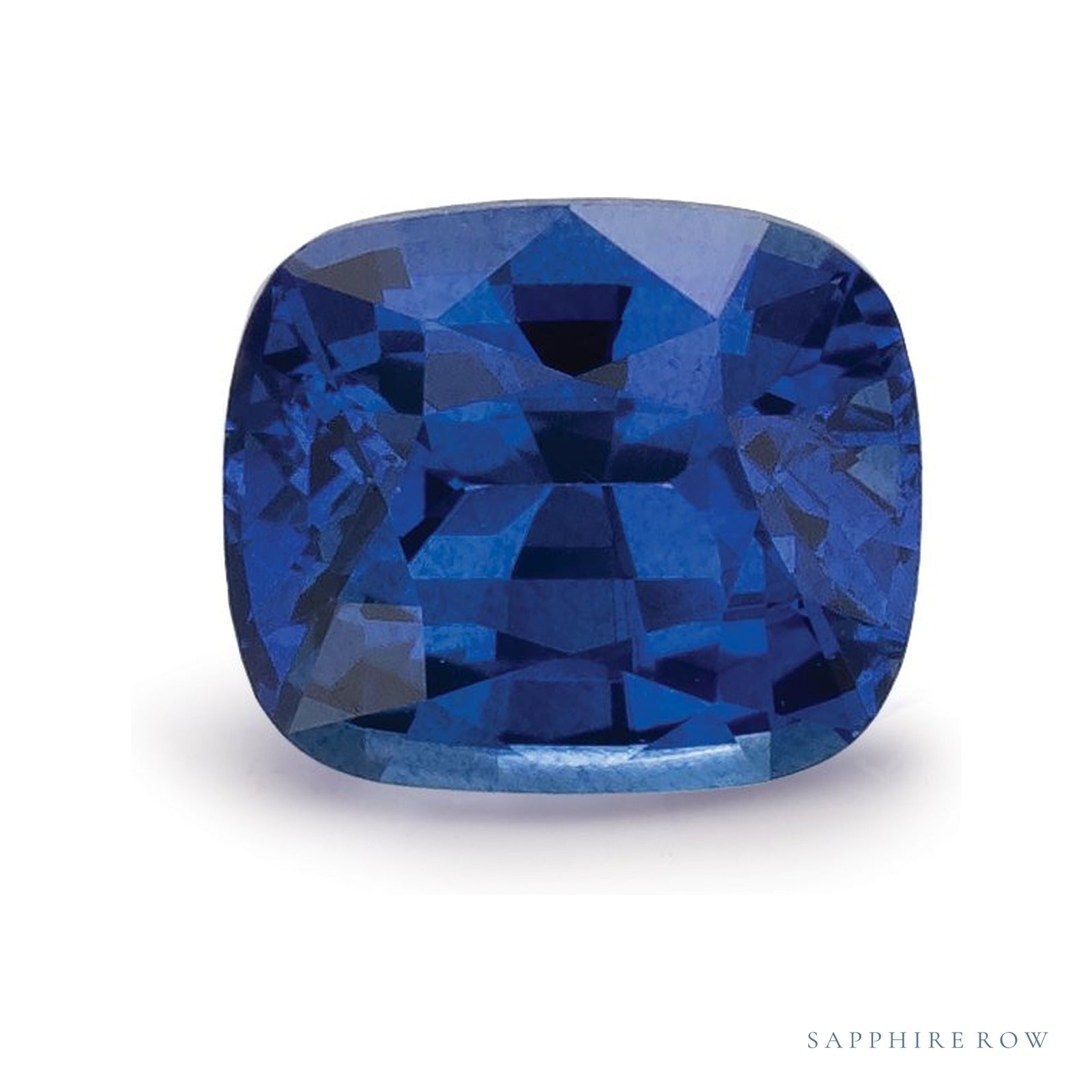 1.07 ct natural blue sapphire from Sri Lanka, antique cushion cut | Sapphire Row · cut4