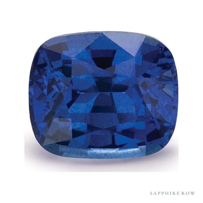 1.07 ct natural blue sapphire from Sri Lanka, antique cushion cut | Sapphire Row · cut7