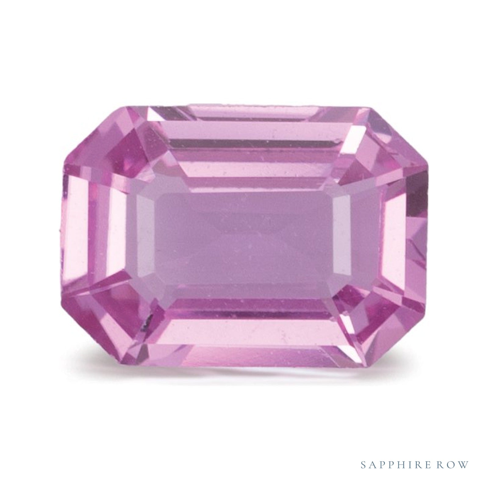1.07 ct natural pink sapphire from Sri Lanka, emerald cut | Sapphire Row · cut4