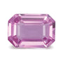 1.07 ct natural pink sapphire from Sri Lanka, emerald cut | Sapphire Row · cut7