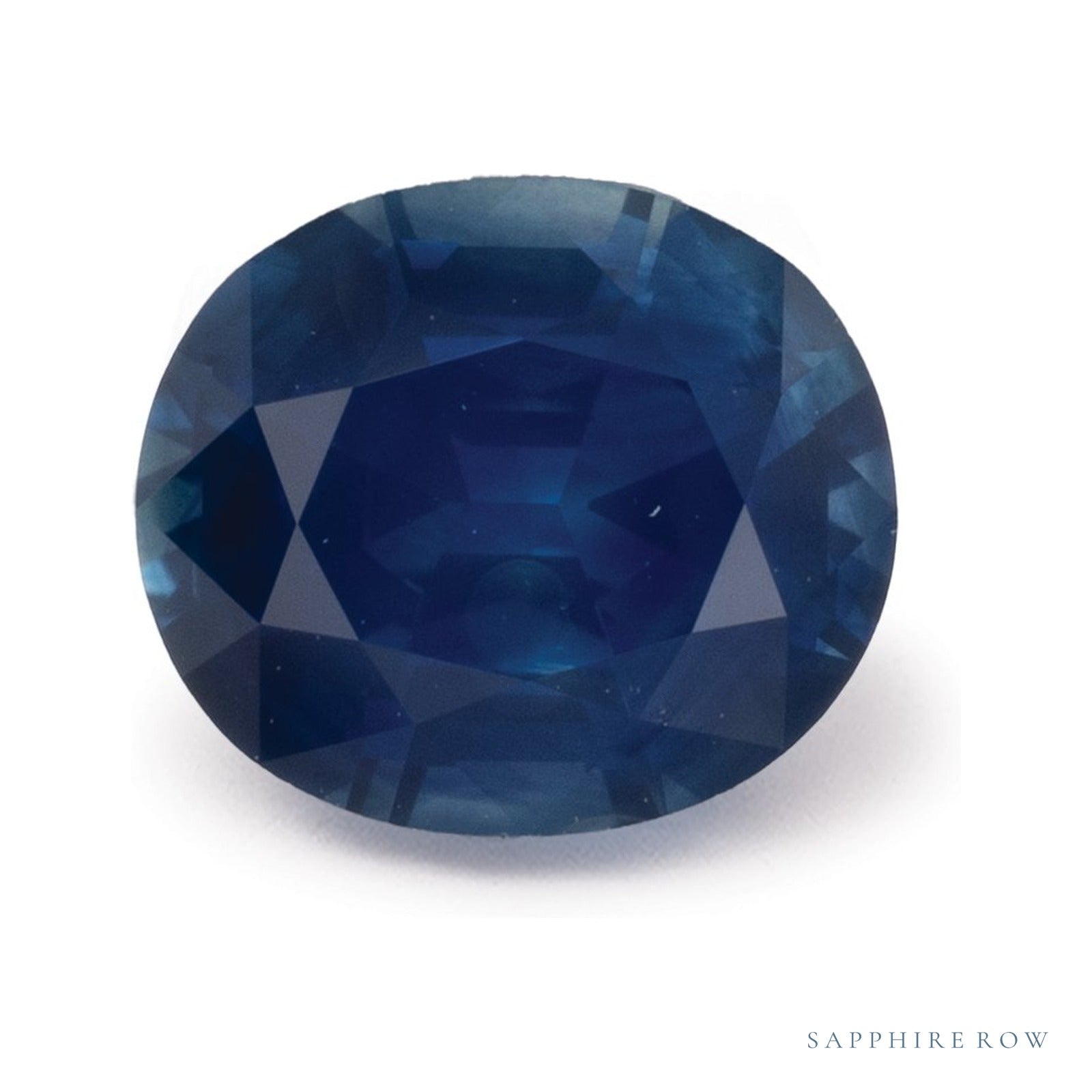 1.06 ct natural blue sapphire from United States, oval cut | Sapphire Row · cut4