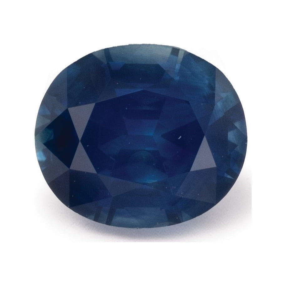 1.06 ct natural blue sapphire from Montana, oval cut | Sapphire Row · cut7