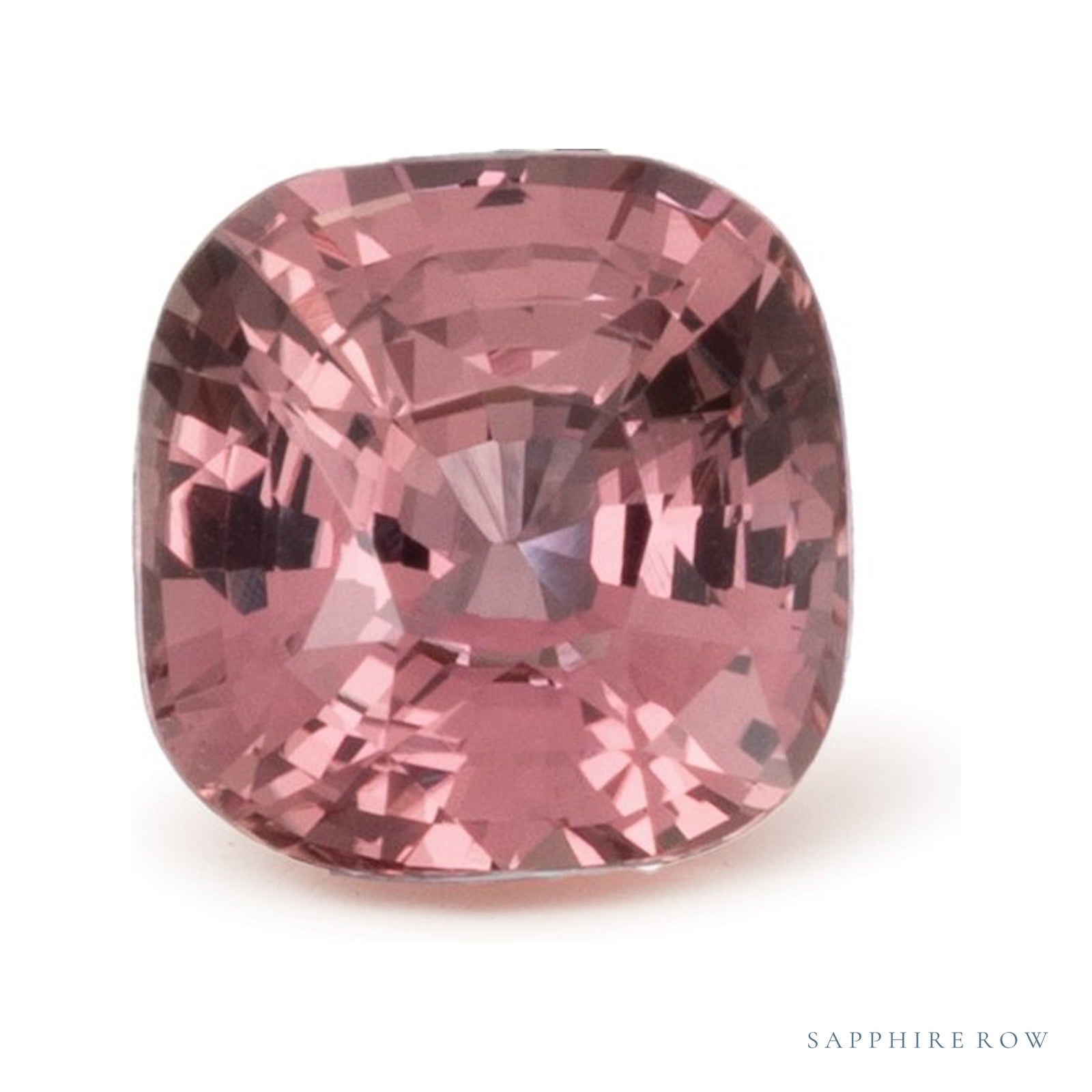 1.06 ct natural padparadscha sapphire from Sri Lanka, cushion cut | Sapphire Row · cut4