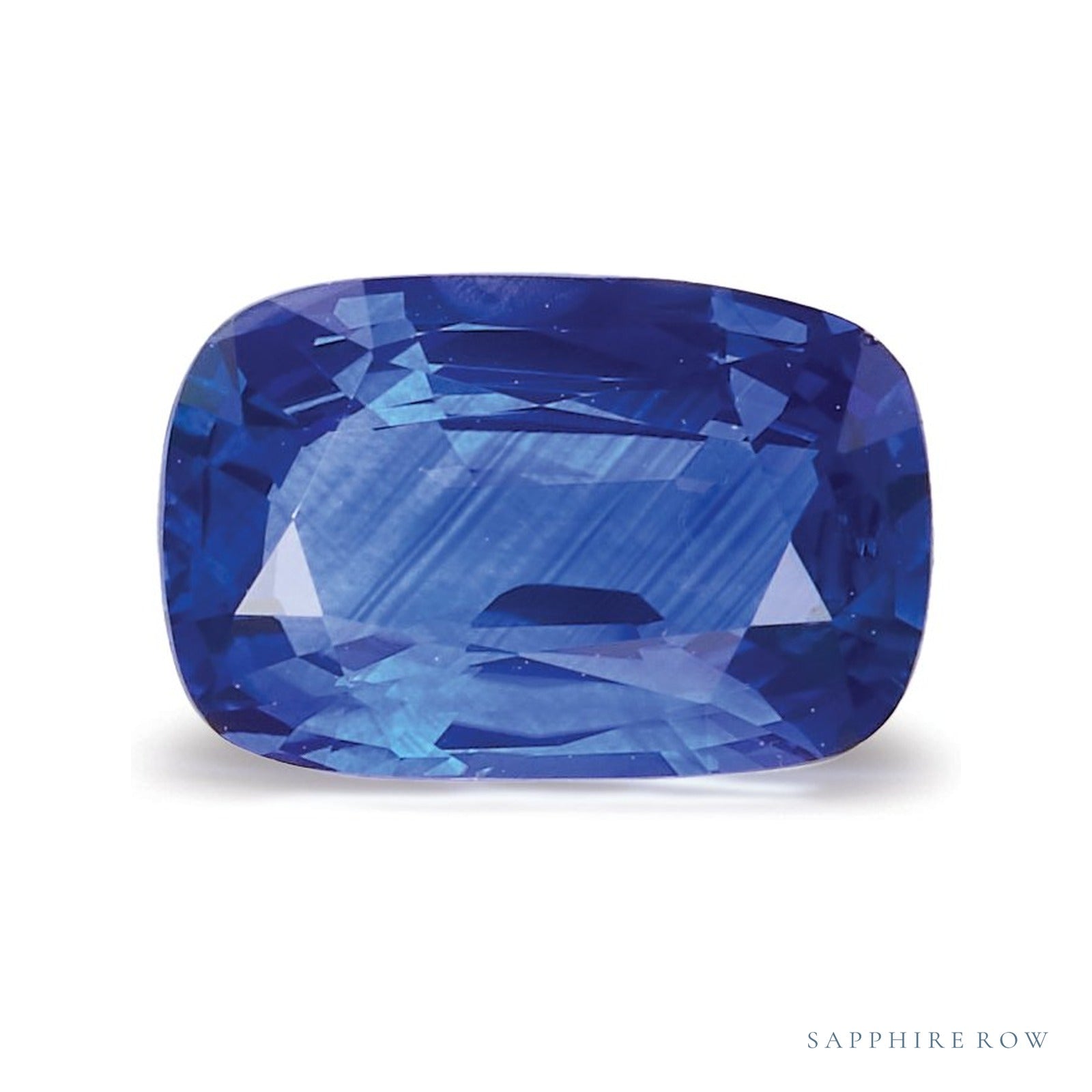 1.04 ct natural blue sapphire from Sri Lanka, antique cushion cut | Sapphire Row · cut4