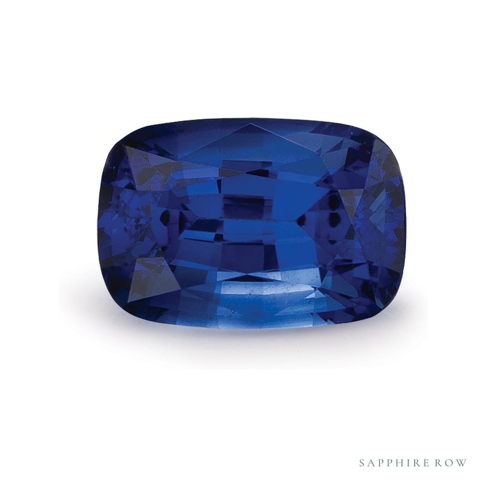 1.04 ct natural blue sapphire from Sri Lanka, antique cushion cut | Sapphire Row · cut4