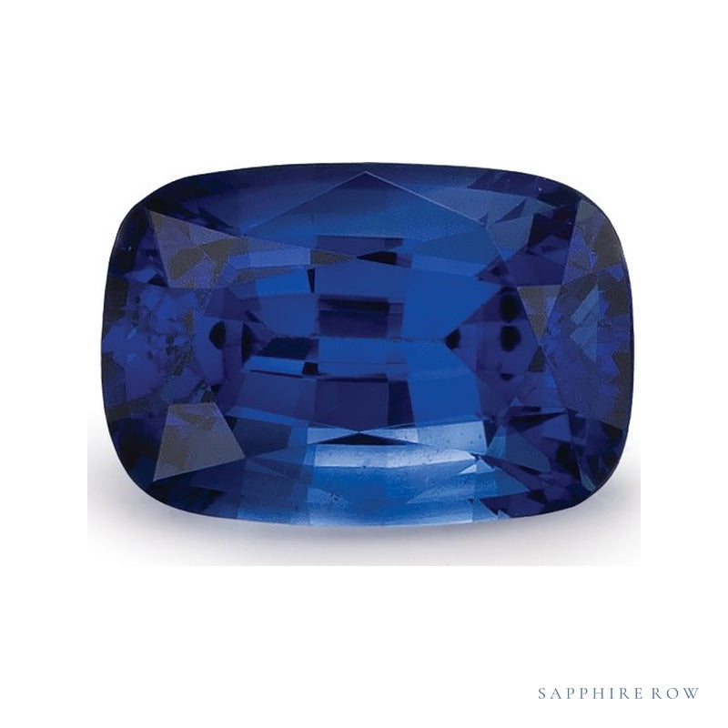 1.04 ct natural blue sapphire from Sri Lanka, antique cushion cut | Sapphire Row · cut7