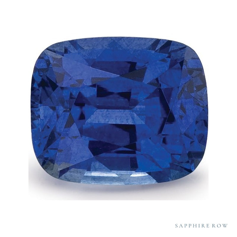 1.04 ct natural blue sapphire from Sri Lanka, antique cushion cut | Sapphire Row · cut7