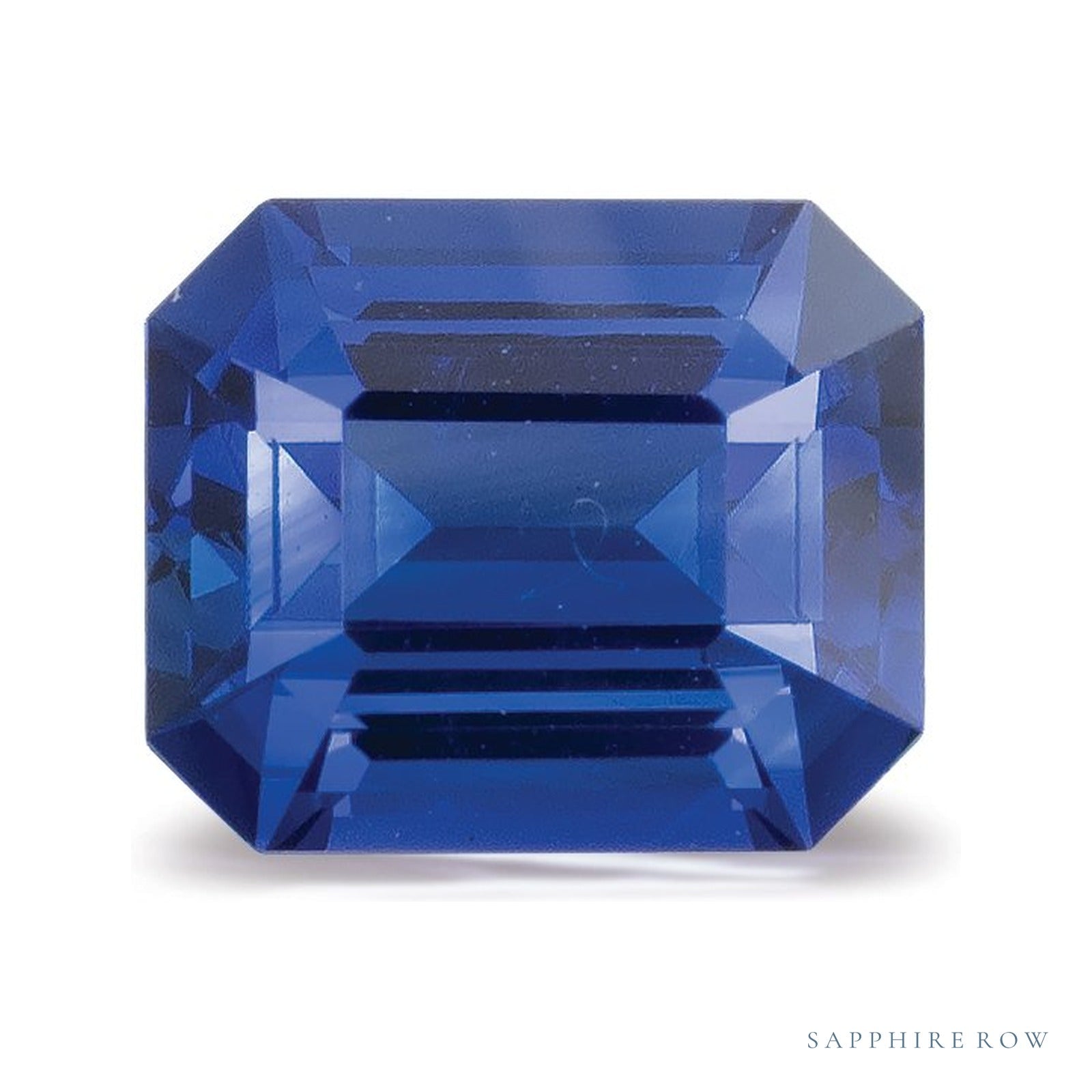 1.04 ct natural blue sapphire from Sri Lanka, emerald cut | Sapphire Row · cut4
