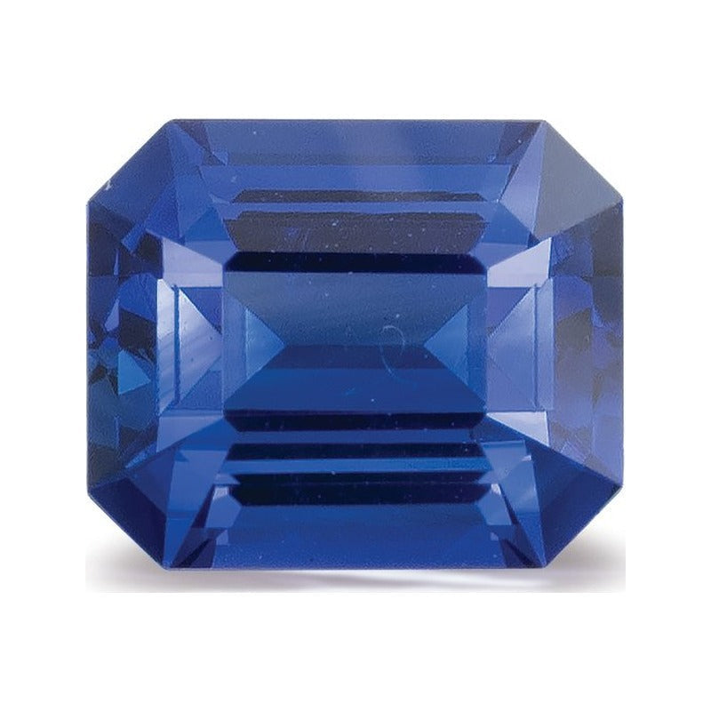 1.04 ct natural blue sapphire from Sri Lanka, emerald cut | Sapphire Row · cut7