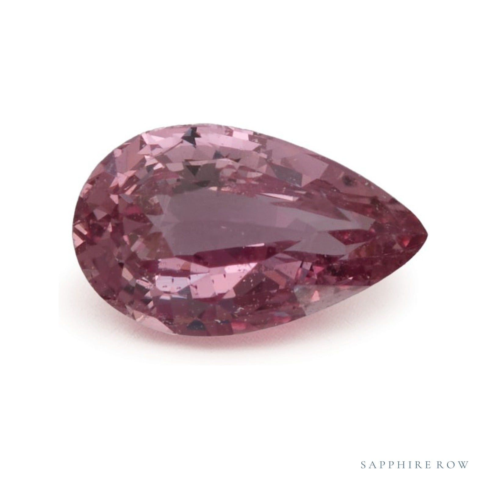 1.04 ct natural padparadscha sapphire from Sri Lanka, pear cut | Sapphire Row · cut4