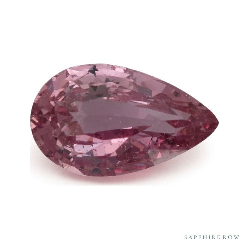1.04 ct natural padparadscha sapphire from Sri Lanka, pear cut | Sapphire Row · cut7