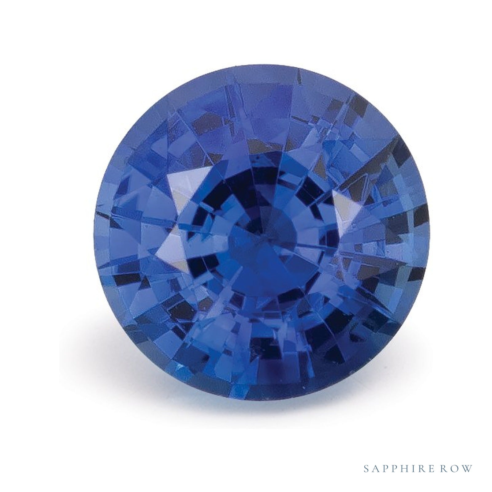 1.03 ct natural blue sapphire from Sri Lanka, round cut | Sapphire Row · cut4