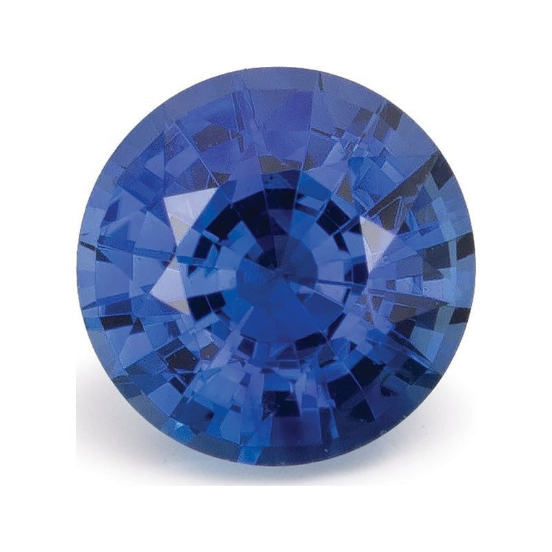 1.03 ct natural blue sapphire from Sri Lanka, round cut | Sapphire Row · cut7