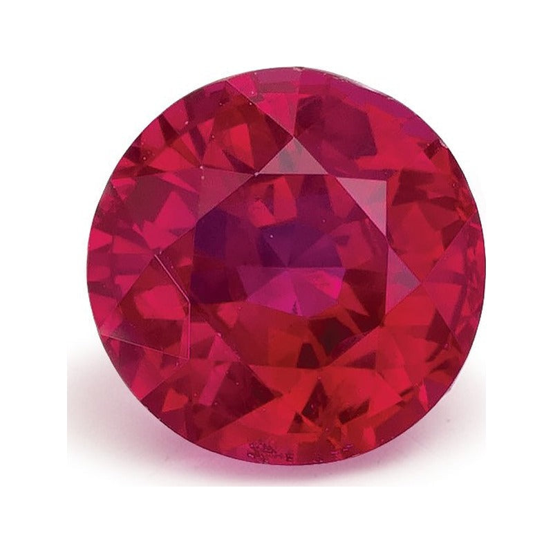 1.03 ct natural red ruby from Mozambique, round cut | Sapphire Row · cut7