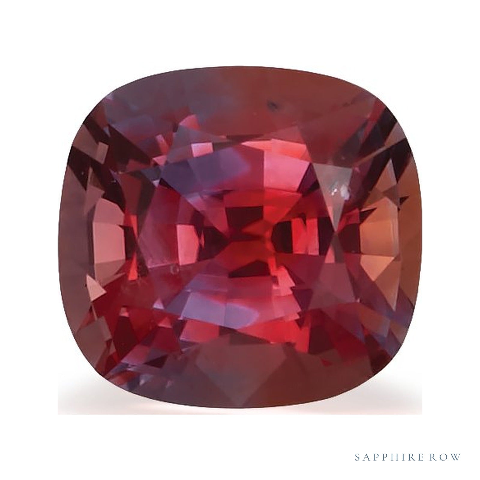 1.02 ct natural red ruby from United States, cushion cut | Sapphire Row · cut4