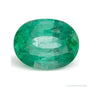 1.02 ct natural green emerald from Zambia, oval cut | Sapphire Row · cut7