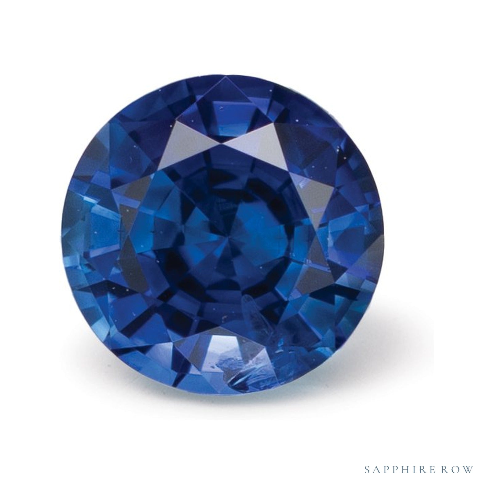 1.01 ct natural blue sapphire from Sri Lanka, round cut | Sapphire Row · cut4