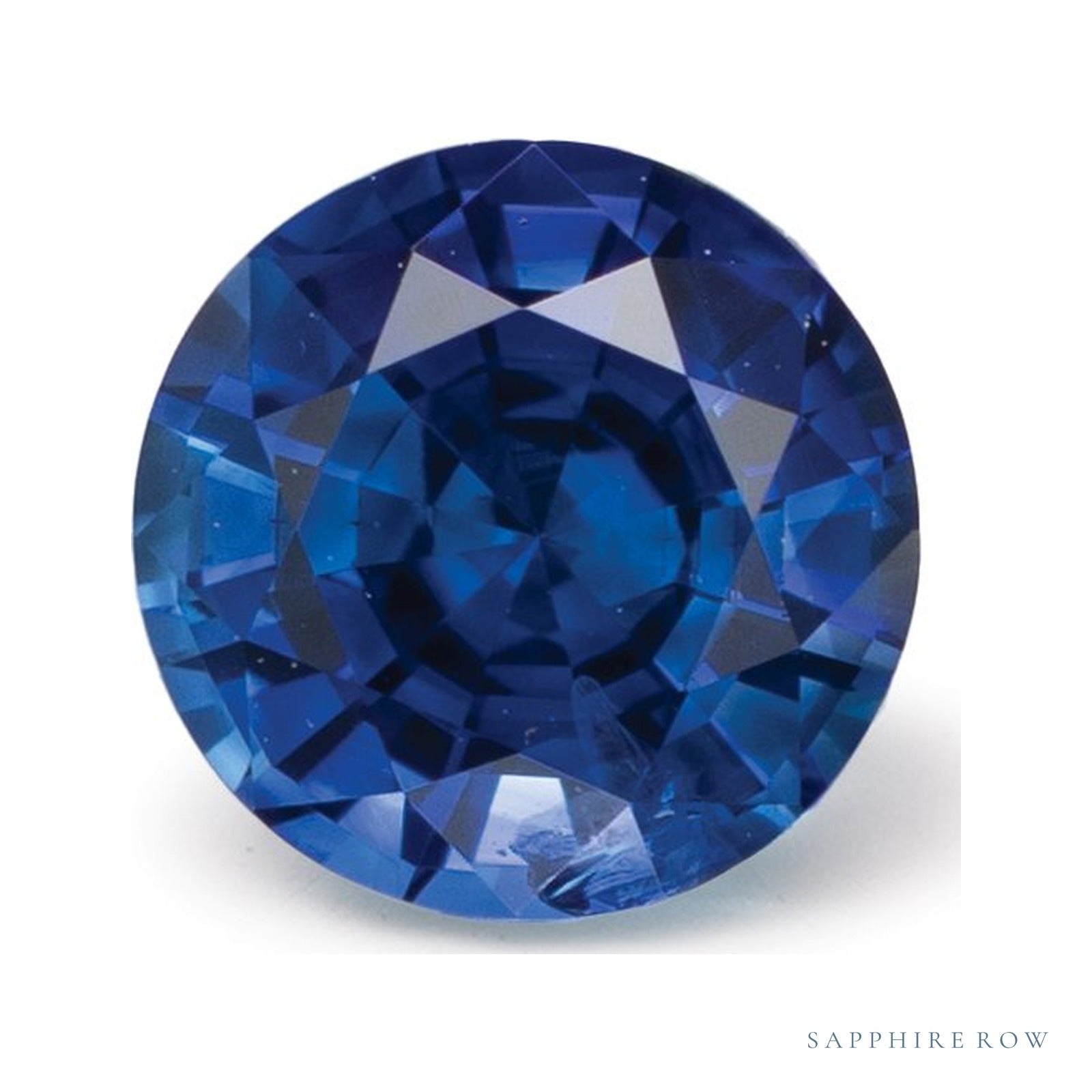 1.01 ct natural blue sapphire from Sri Lanka, round cut | Sapphire Row · cut4