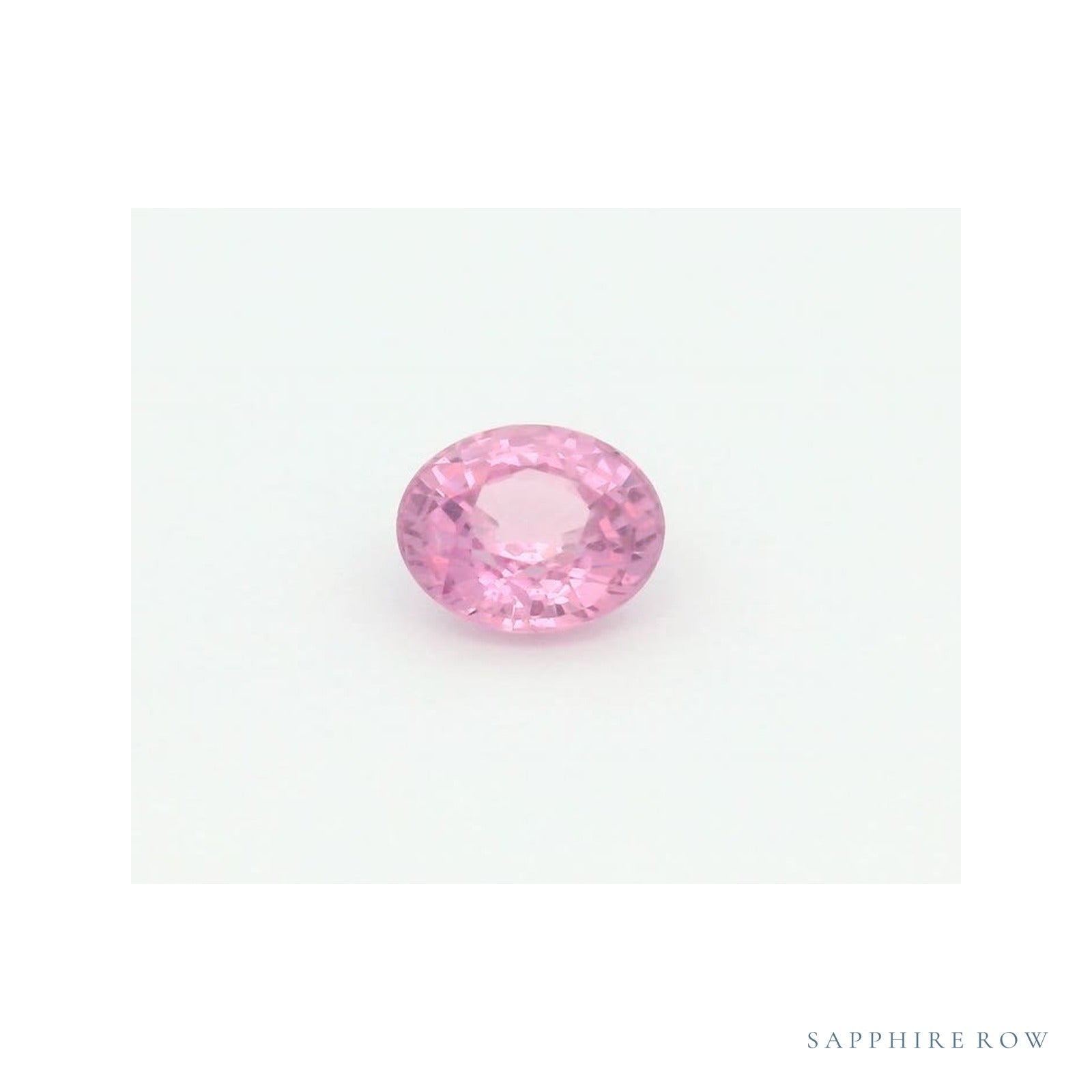 1.01 ct natural pink sapphire from Sri Lanka, round cut | Sapphire Row · cut4